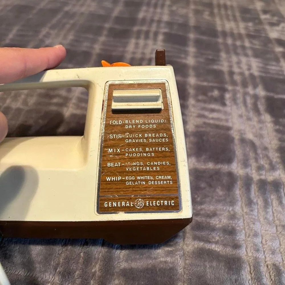 general electric vintage hand mixer